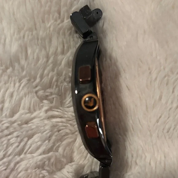 Emporio Armani AR1410 Ceramica Men’s Analog Black and Rose Gold Versatile Watch - Picture 10 of 16